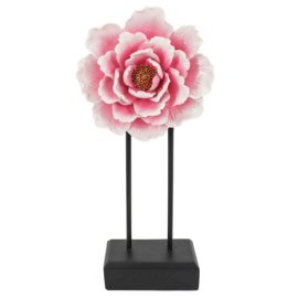 Decoratie Bloem op standaard Roze