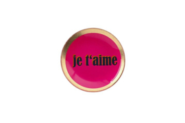Love Plate "Je T'aime" 10 x 10