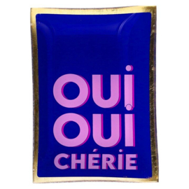 Love Plate "Oui Oui Chérie" 10 x 14