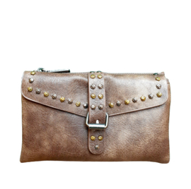 Portemonnee met studs Taupe