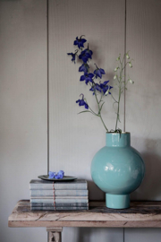 Pip Studio Vaas Metaal Small Blauwgroen 24 cm
