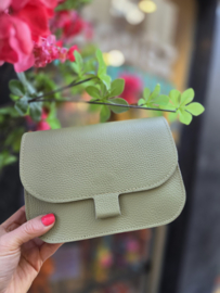 Leren Schoudertas Pip Groen