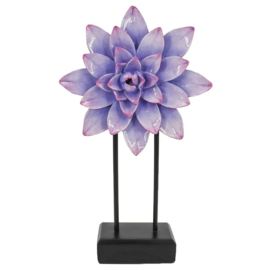 Decoratie Bloem op standaard Paars