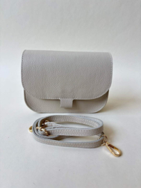 Leren Schoudertas Pip Beige