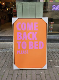 Wanddeco Come Back to Bed