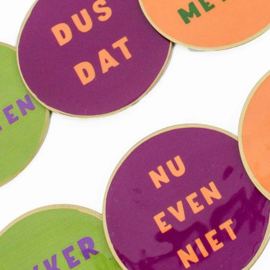 Set onderzetters Lekker Man