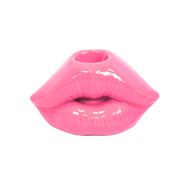 Lip kandelaar Neon Pink M