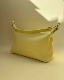 Leren Schoudertas Mexi Geel