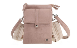 Telefoon-schoudertasje Tyler Vintage Pink