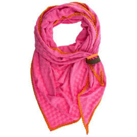 LOT83 Triangel sjaal Marly Pink