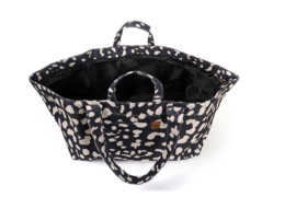 Weekend/Strandtas Vlissingen Panter Zwart