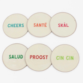 Set onderzetters Proost
