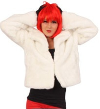 Bontjas Fake Fur Wit