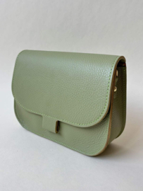 Leren Schoudertas Pip Groen
