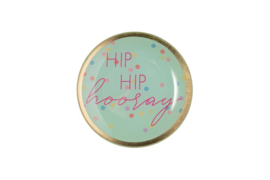 Love Plate "Hip Hip Hooray" 10 x 10