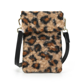 Faux fur tasje Panter