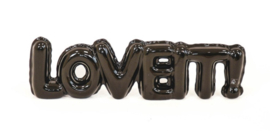 Balloon ornament "LOVEIT!" Zwart