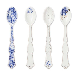 Pip Studio Set / 4 theelepels Royal White