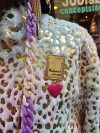 Speldje / Broche "Hald mich ens vas"