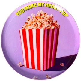 Love Tray "You make my heart pop"" 12 cm