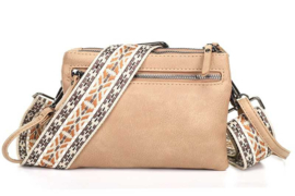 Schouder/Crossbodytasje Brussel Camel