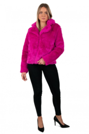 Bontjas Fake Fur Fuchsia