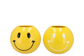 Smiley Pot Set Geel/Zwart/Wit M