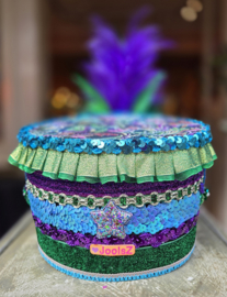 Hoge Fanfare pet Purple/Green