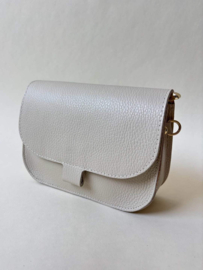 Leren Schoudertas Pip Beige