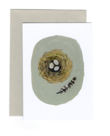 Gemma Koomen 'Feather and Nest' kaart