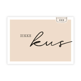 Kaart 'Dikke kus'