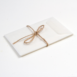 Set van 6 minikaartjes + 6 pergamijn envelopjes