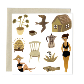 Gemma Koomen 'Summer days' kaart