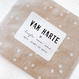 Set van 5 stickers in 'Een nieuwe lente' stijl