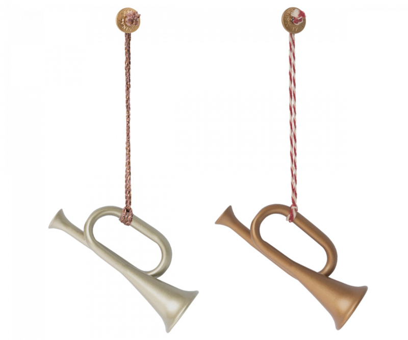Maileg metalen hanger trompet