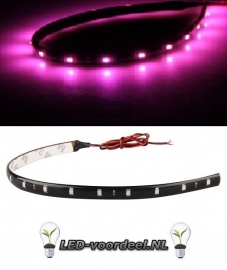 Flexibele LED strip - 30 cm - Roze