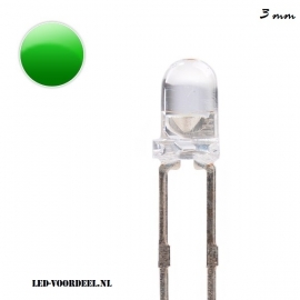 LEDjes 3mm Groen (10stuks)