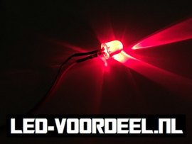 LEDjes 10mm Rood  12 Volt