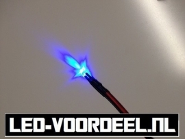 LEDjes 3mm Blauw  12 Volt