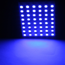 LED binnenverlichting blauw 48 SMD