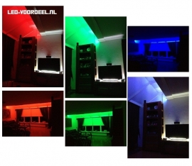 RGB 5 meter + Afstandbediening + Voeding