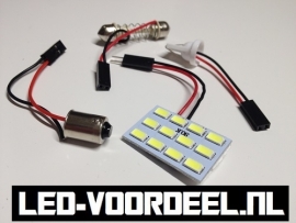 Auto Interieur/ Binnen verlichting - 12 SMD wit