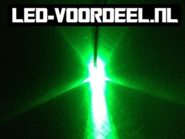 LEDjes 3mm Groen  12 Volt