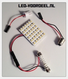 Auto Interieur/ Binnen verlichting - 36 SMD Warm wit