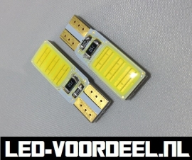 W5W T10 - COB led - Canbus stadslicht - wit - 1 setje