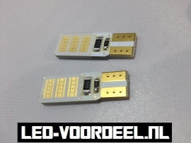 W5W T10 - COB led - Canbus - Blauw- 1 setje