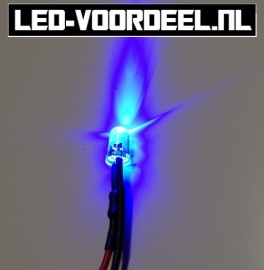 LEDjes 5mm Blauw 12 Volt