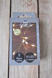 10 LED lamps goud draad (nr41)