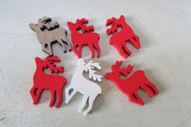 Rendiertjes 3x5 cm (K2)