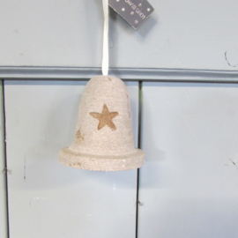 klokje  taupe kleur 7 cm (nr14)